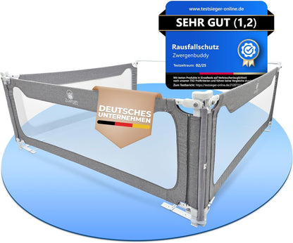 Rausfallschutz-Set für Boxspringbetten, 3er Set für 180x200cm Bett