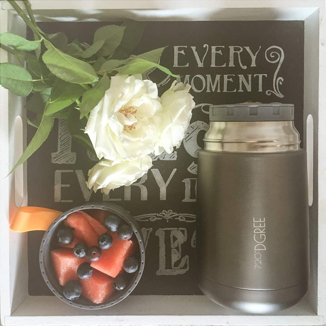 Thermobehälter Essen 530ml Isolierbehälter, 530 ml Stone Gray | Grau