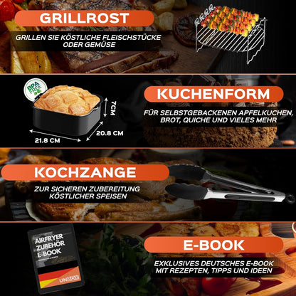 Zubehör-Set für Heissluftfritteuse