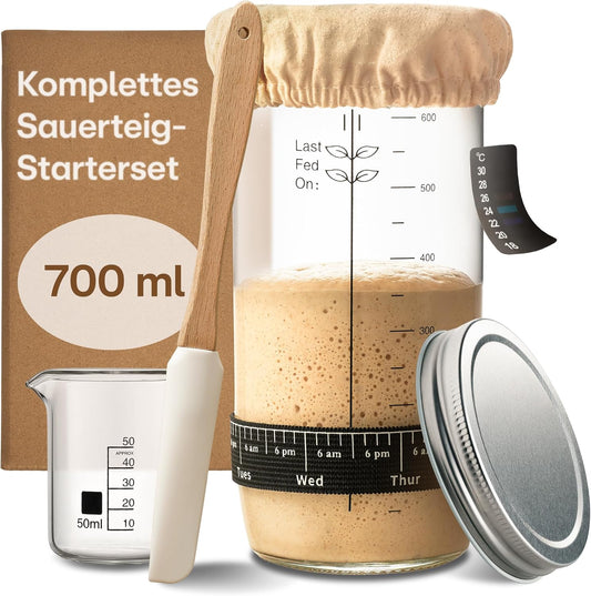 Sauerteig-Starter-Set, Sauerteig Set