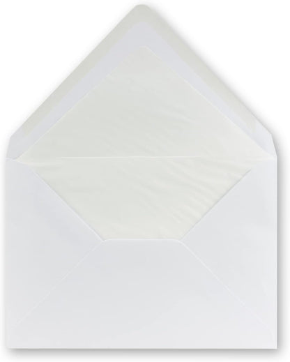 Kuverts, 150 Stück / Polarweiss