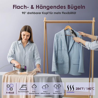 2-in-1 Steamer mit Trocken- & Dampfmodus
