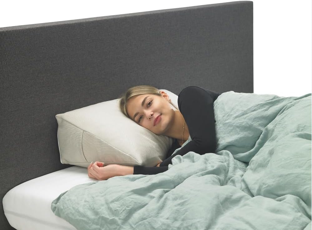 Keilkissen mit Seitenfach, Beige