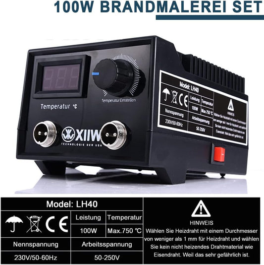 Brandmalerei-Set LH40