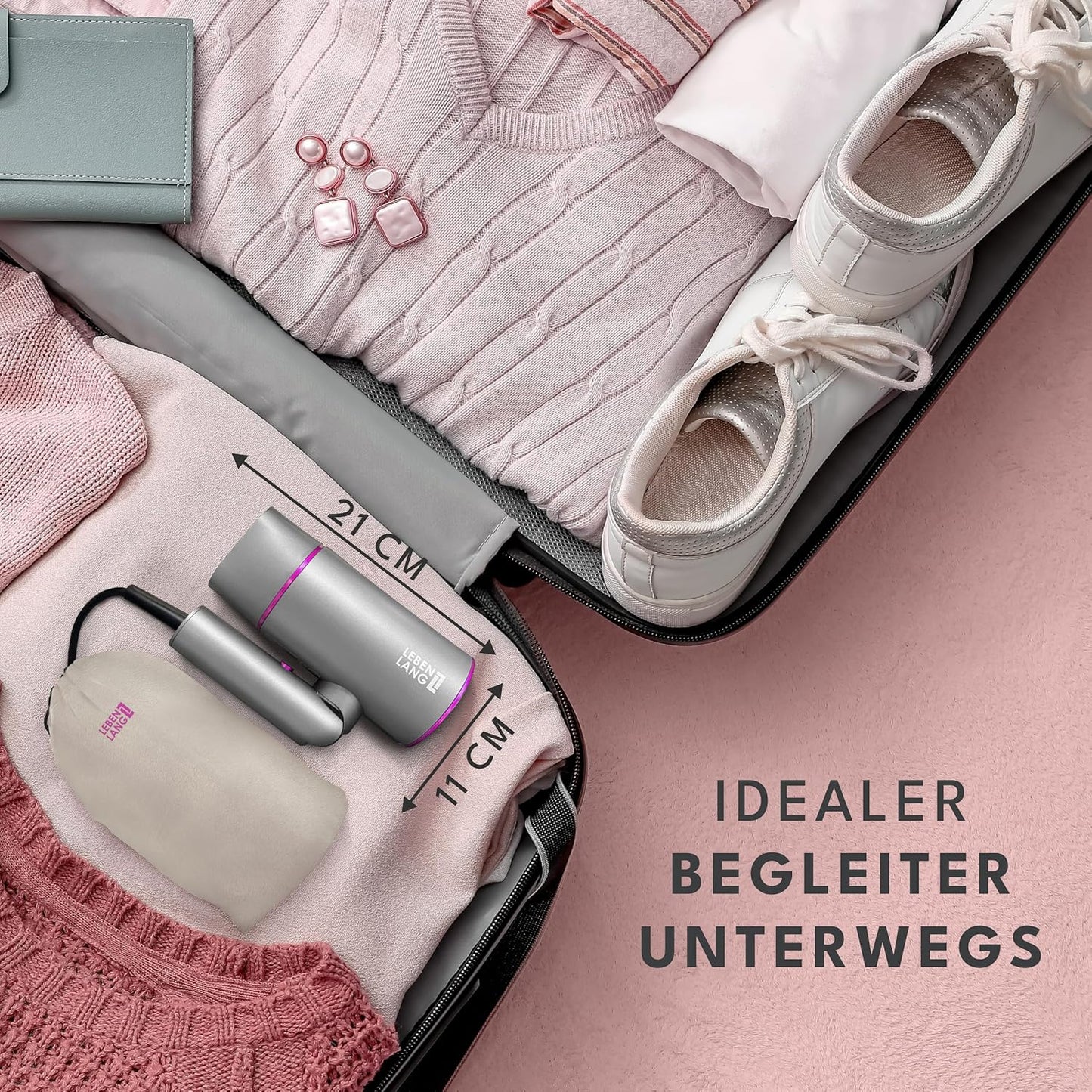 LBH3088, Grau / Pink