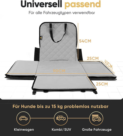 Hundeautositz, Grau