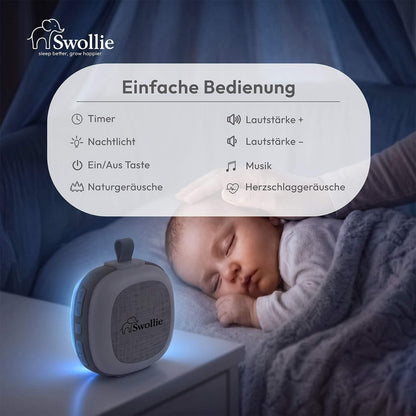 White Noise Gerät & Nachtlicht mit Soundsensor