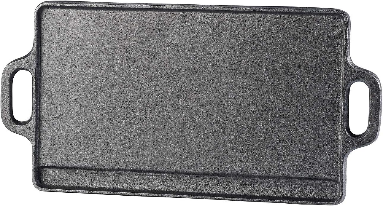 Wende-Grillplatte für Ofen, Herd & Grill, 1er 46 x 23 cm
