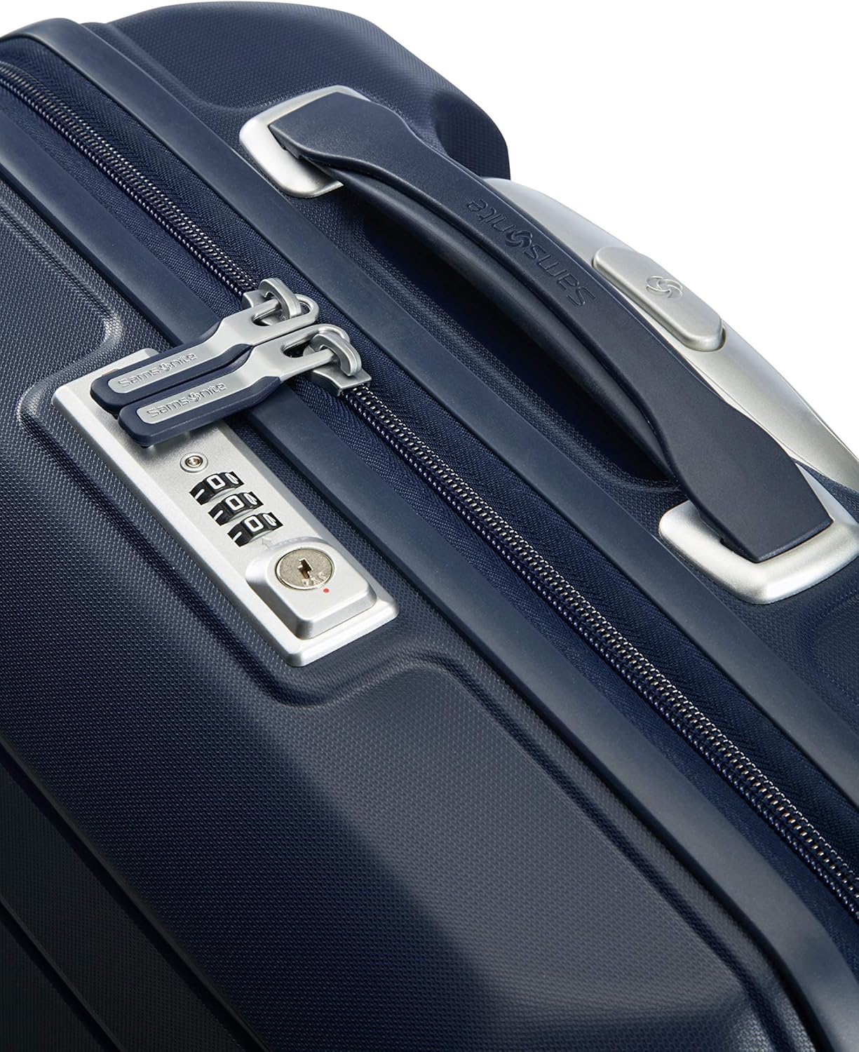 Erweiterbarer Handgepäck-Trolley Flux, Marineblau / Flux / Spinner S (55 cm - 44 L)