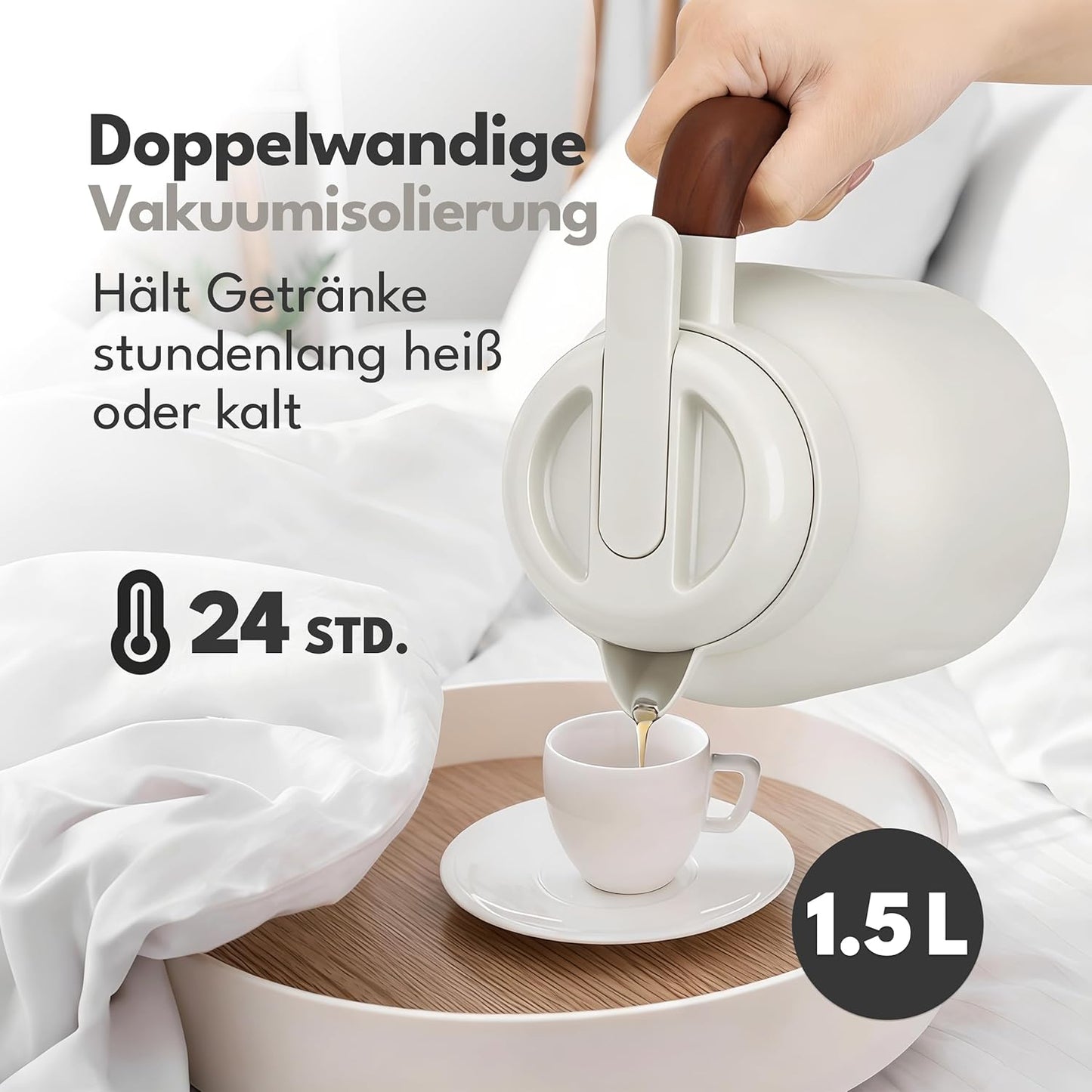 Thermoskanne, Creme