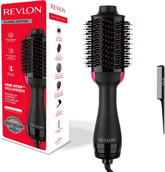 Salon One-Step - Haartrockner & Volumiser mit Kamm, Original mit Kamm zum Abteilen