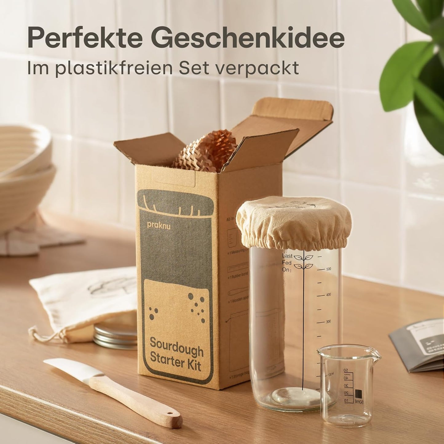 Sauerteig-Starter-Set, Sauerteig Set