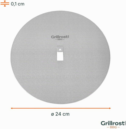 Edelstahl Backplatte für Pizza Blind Bake