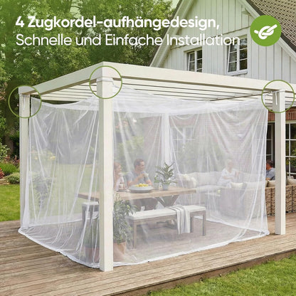 XXL Moskitonetz-Zelt, Weiss 300 x 300 x 250 cm 1