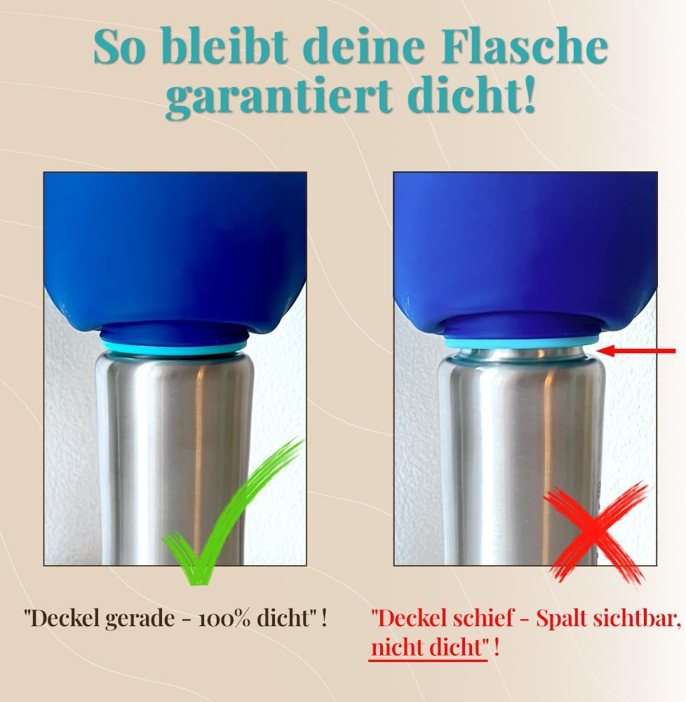 Trinkflasche für Hunde für unterwegs, Ozeanblau 800 ml
