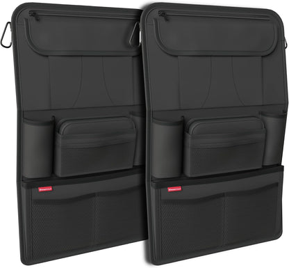 2er-Set Auto Rücksitz Organizer, Schwarz / 2er-sparset
