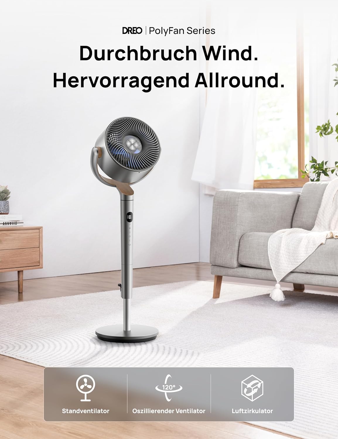 PolyFan Standventilator, Standard