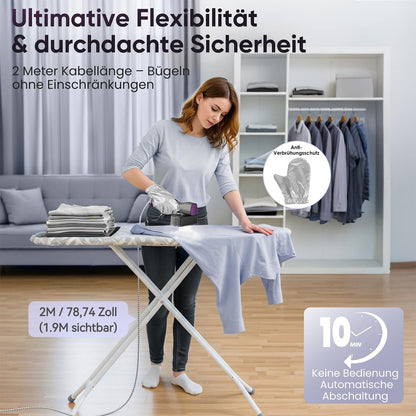 2-in-1 Steamer mit Trocken- & Dampfmodus