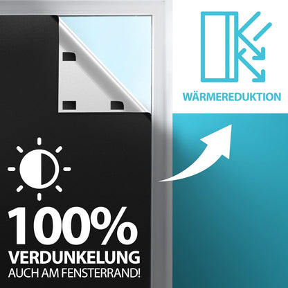 Sonnenschutz Verdunkelungsfolie für Fenster, 1