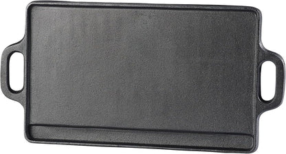 Gusseiserne Wende-Grillplatte, 1er 40 x 20,5 cm