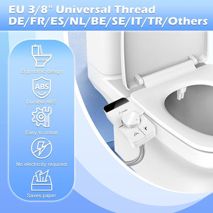 Bidet Toilettenaufsatz mit Doppeldüsen