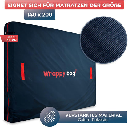 Matratzenhülle mit Tragegriffen, 140x200