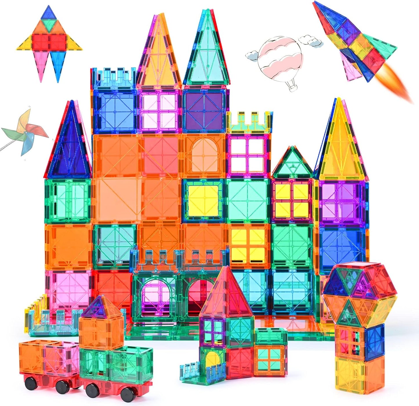 Magnetische Bausteine, 100 pcs