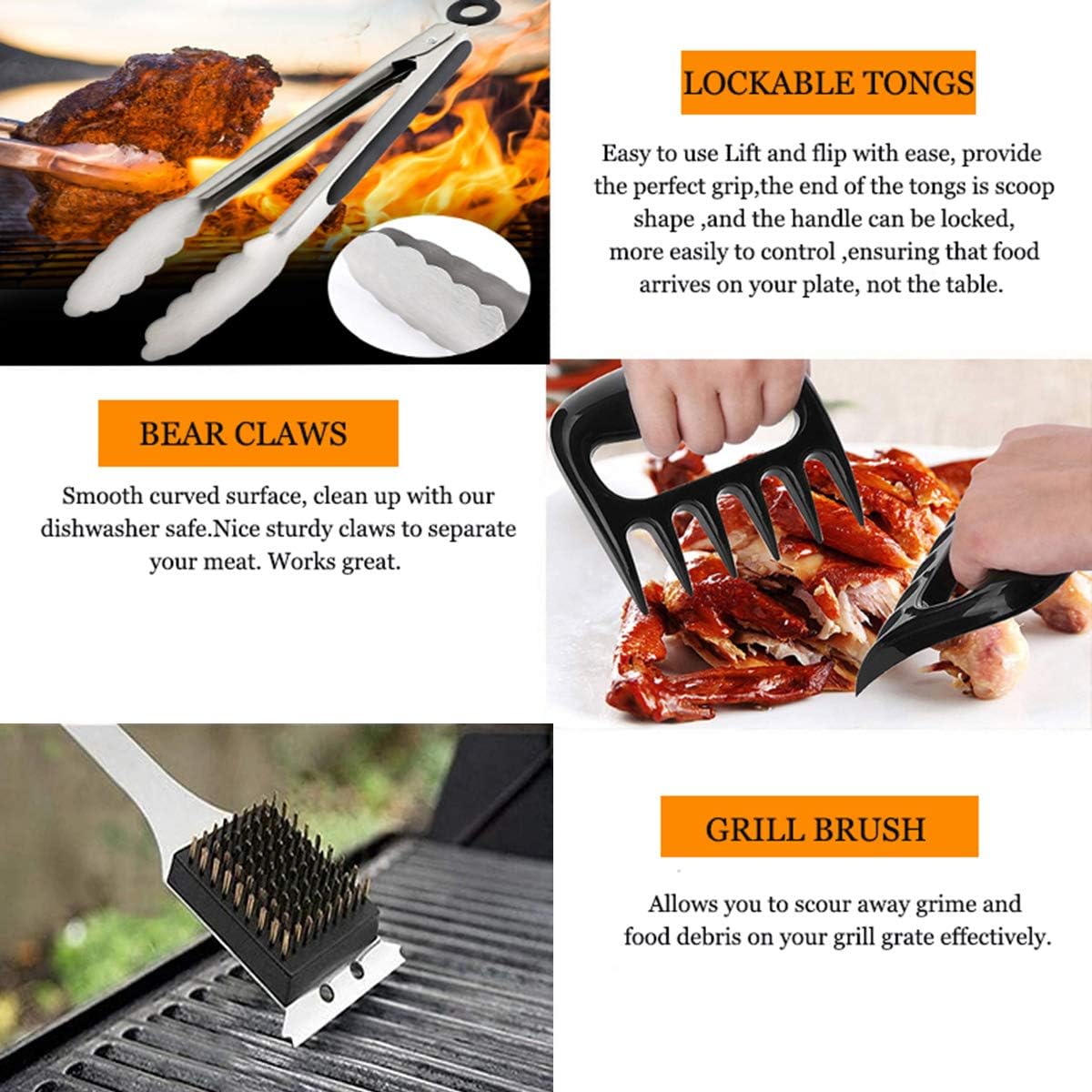 Grillbesteck-Set