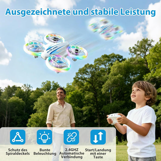 AC09 Mini-Drohne für Kinder mit LED-Lichtern