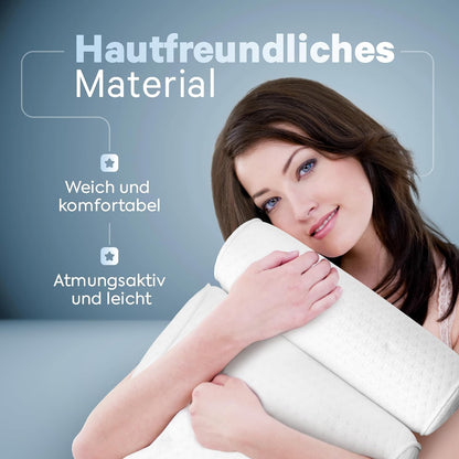 Ergonomisches Badewannenkissen, Weiss-5d