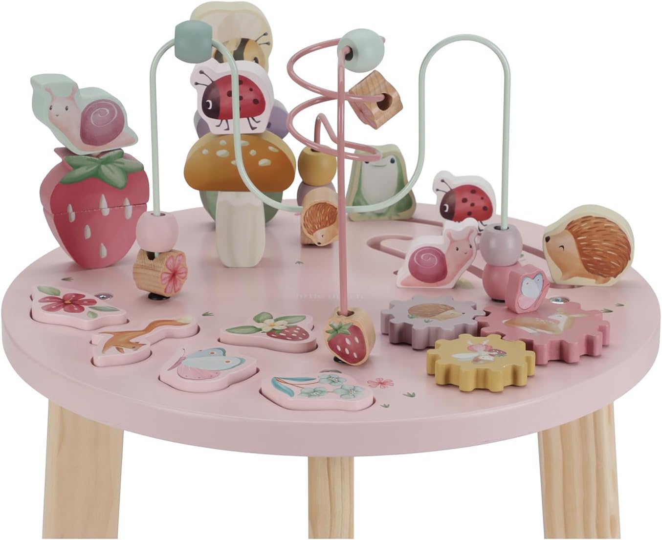 Holz-Aktivitätstisch Fairy Garden rosa