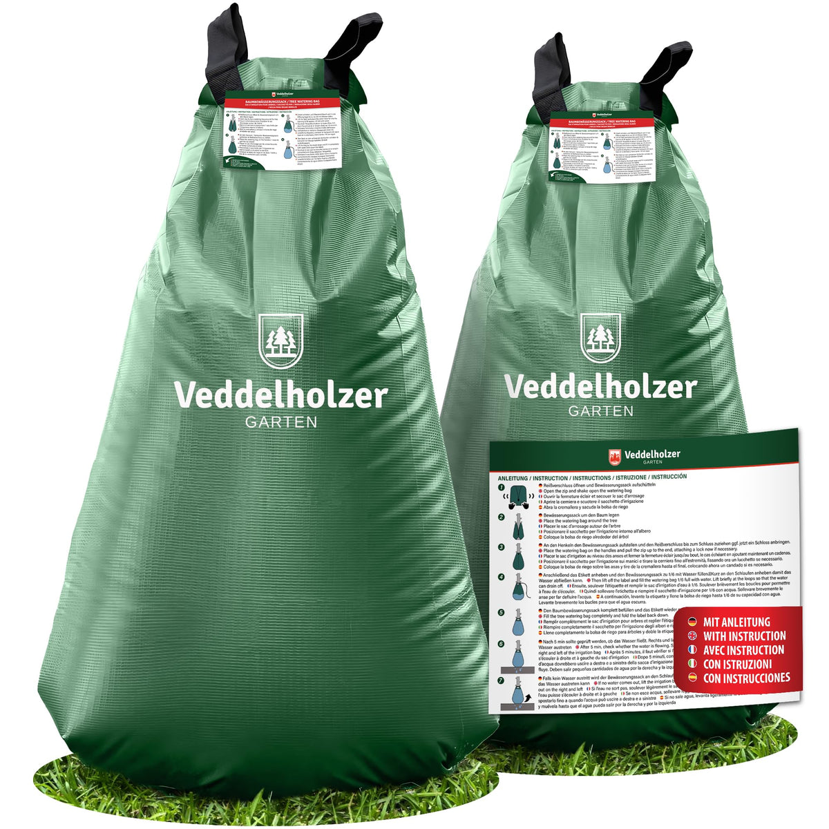 Baumbewässerungssack-Set, 2 x 75 Liter