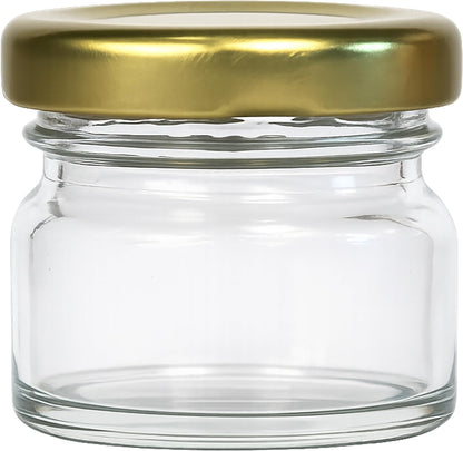 Mini Marmeladengläser Set mit Schraubdeckel (25x 30 ml), 30 ml 25