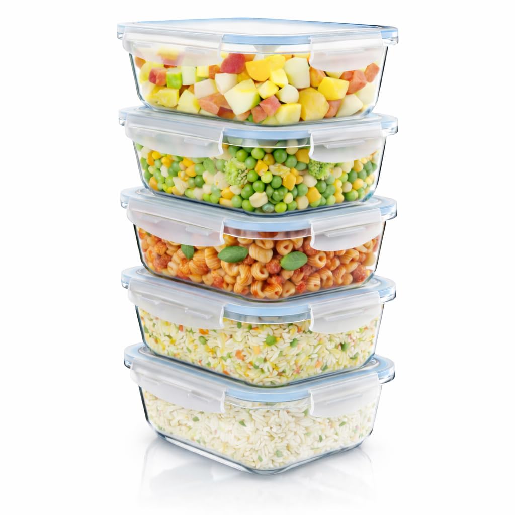 Glas-Lunchboxen Set