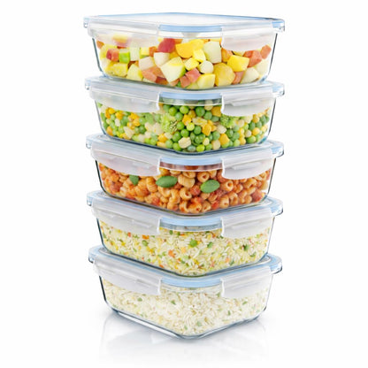 Glas-Lunchboxen Set