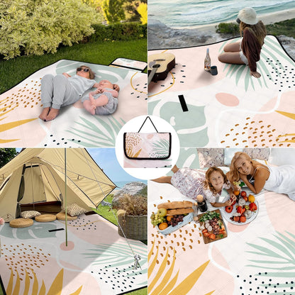 Wasserdichte Picknickdecke, Berry 200 x 200 cm 1