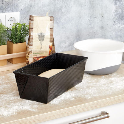 Sauerteigbeständige Kastenbackform (30 x 15 cm), 1x Kastenform groß, 30 x 15 x 10 cm