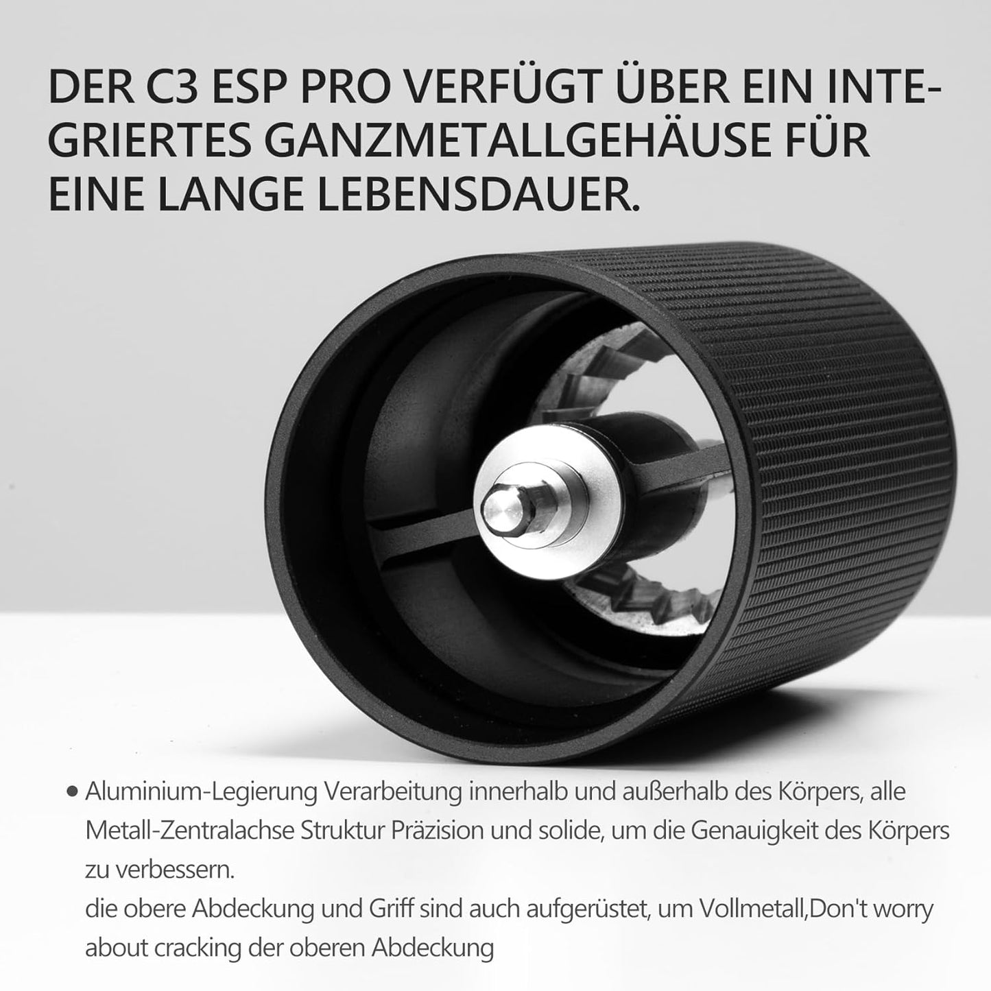 Chestnut C3 ESP Pro Manuelle Kaffeemühle, Chestnut C3 ESP Pro Schwarz