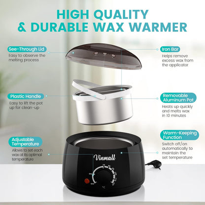 Warmwachsgerät mit Zubehör