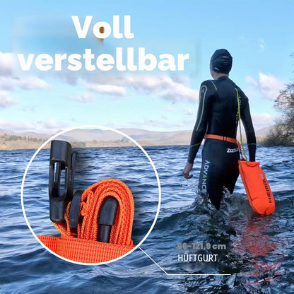 Schwimmboje mit Trockensack, Orange