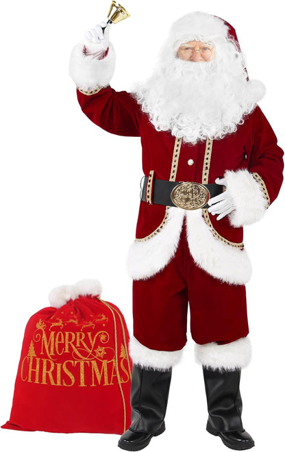 Weihnachtsmann Kostümset, L