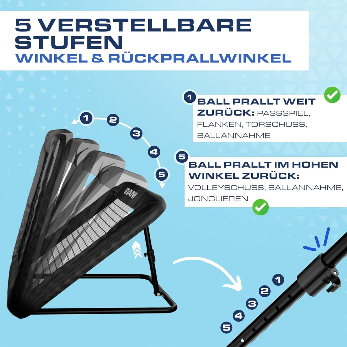 Rebounder Für Fussball, 100x100cm