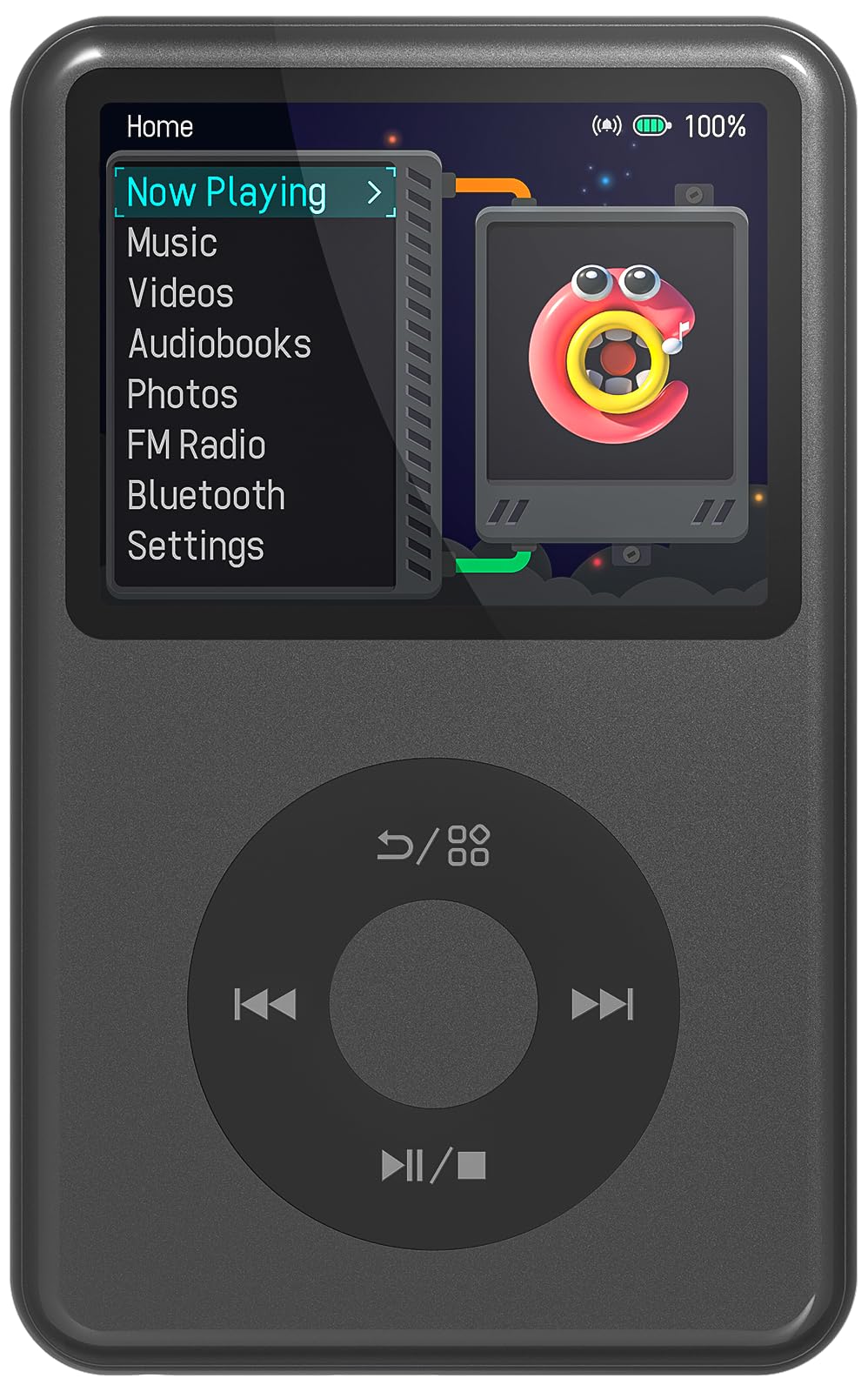 MP3-Player Y1 mit Bluetooth & FM-Radio, schwarz