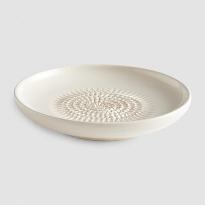 Keramikreibe mit Zubehör-Set, Cremeweiss