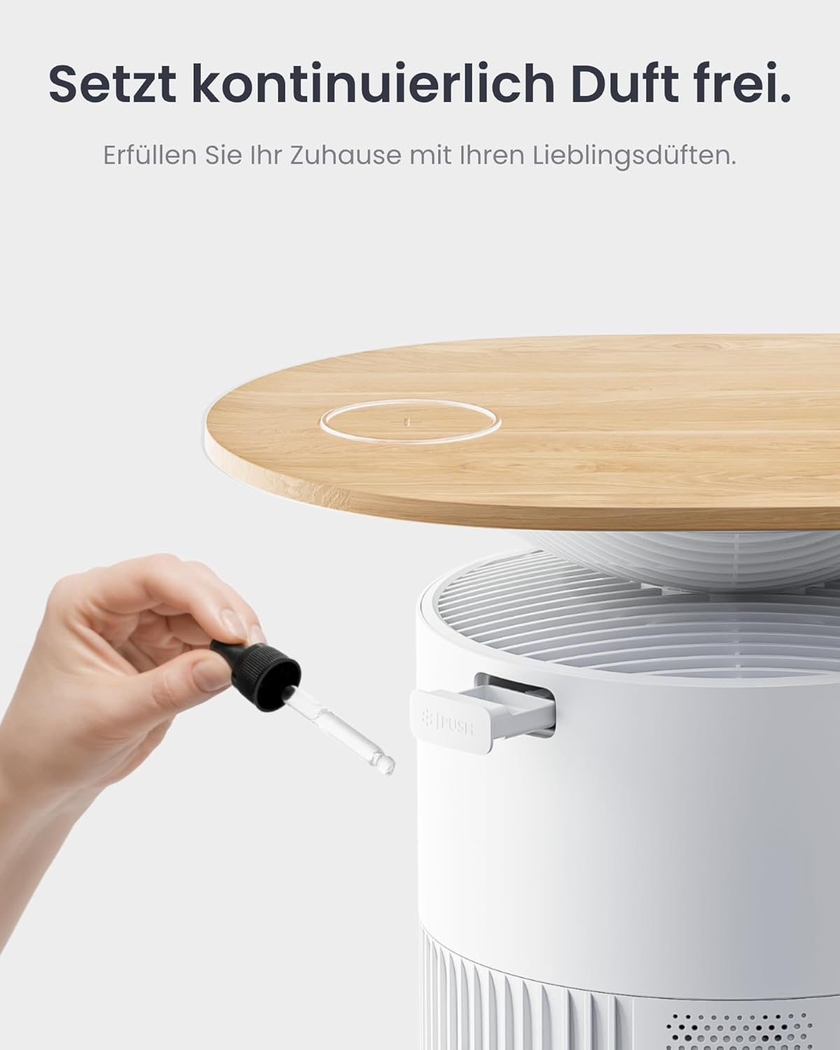 Luftreiniger mit App-Steuerung, Luftreiniger Tisch