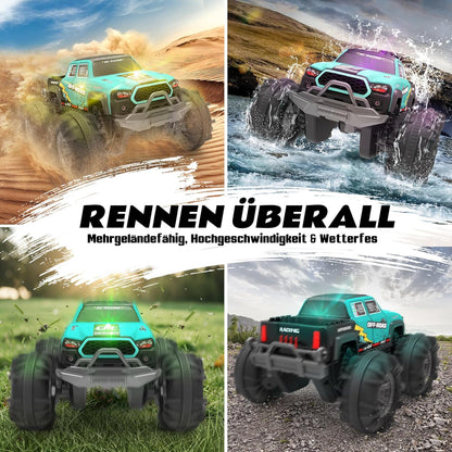 Amphibisches RC Auto mit Gestensteuerung & LED