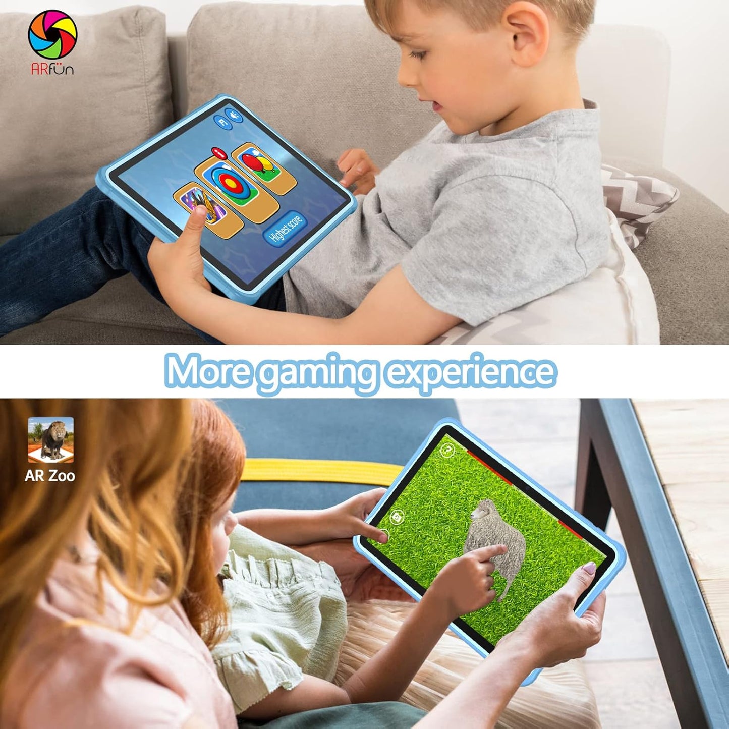 Tablet mit Kindersicherung, Blau