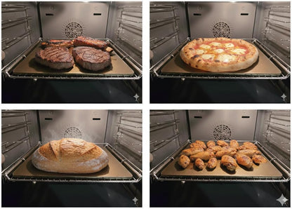 Pizzabackstahl für Ofen & Grill