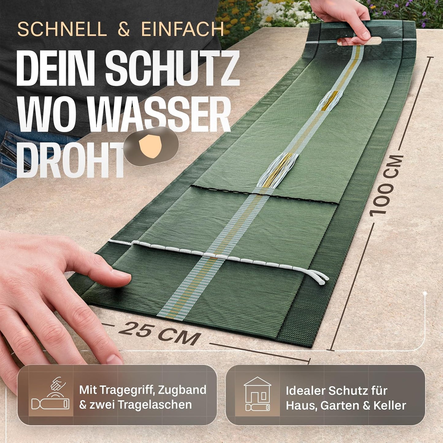 Silosandsäcke für Hochwasserschutz (10 Stück), 10