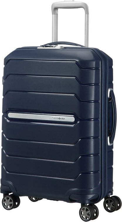 Erweiterbarer Handgepäck-Trolley Flux, Marineblau / Flux / Spinner S (55 cm - 44 L)